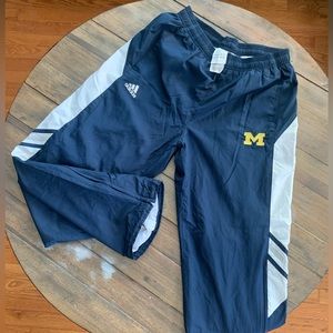 VINTAGE 90’s University of Michigan Adidas Team Pants | Size: S